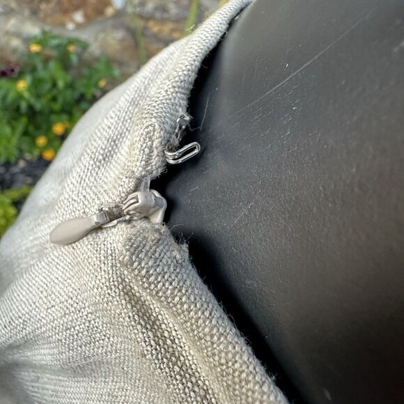 Liz Claiborne Linen 2 Piece Set Womens Size 8 Tunic Size 6 Petite Pants Beige - Picture 15 of 16